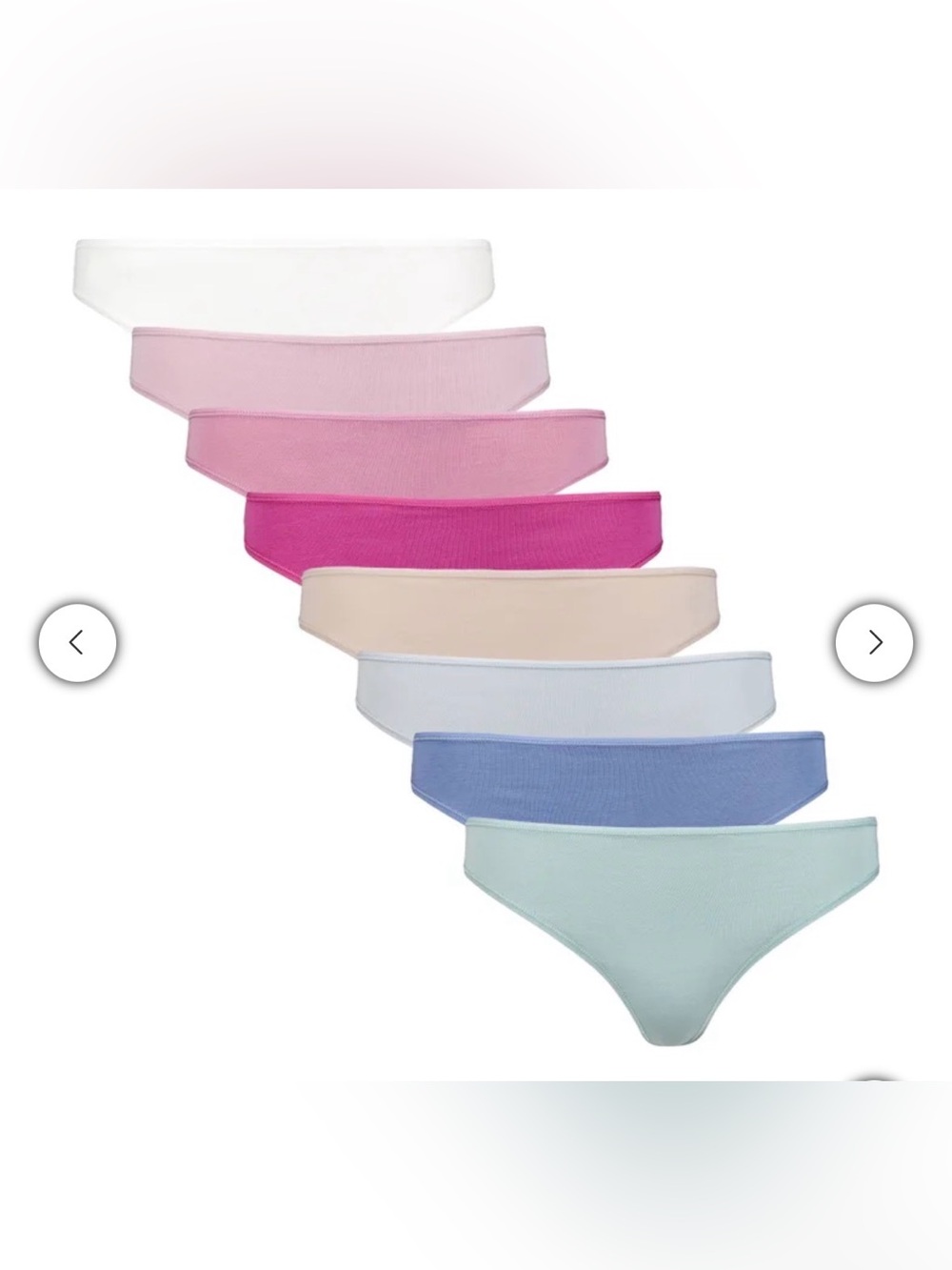 BNIB - Frank & Oak Cotton Thongs - Size Small - Multicoloured - Picture 2 of 10